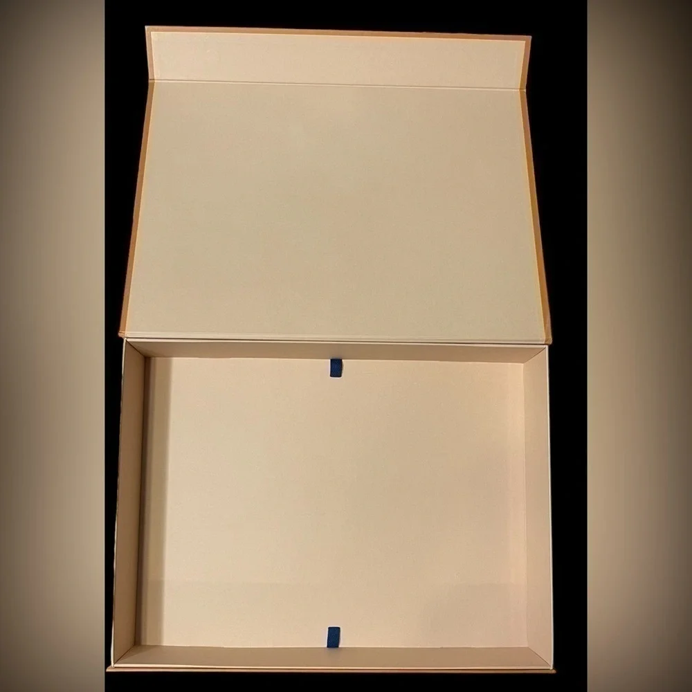 Authentic Louis Vuitton Gift/Storage Box Magnetic Closure in Imperial Saffron
